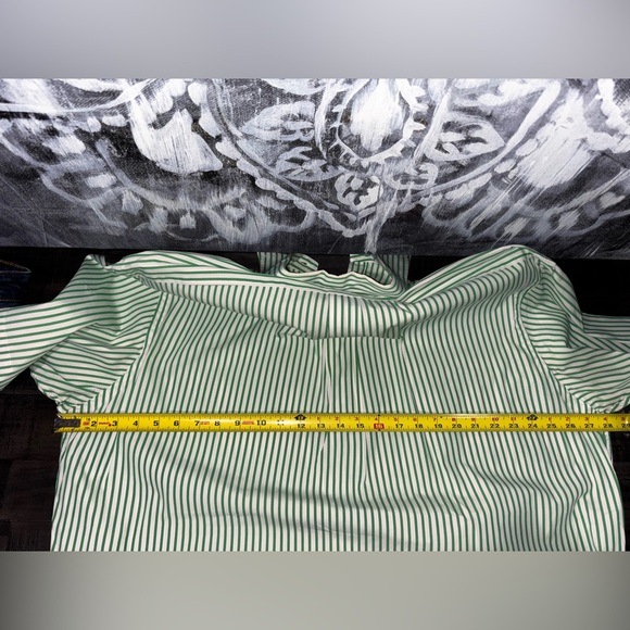 Polo Ralph Lauren classic-fit short-sleeve seersucker shirt in green SZ L - Picture 7 of 7